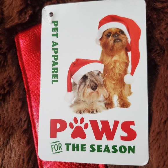 FESTIVE ☆ SMALL DOG ☆ REINDEER COSTUME ☆ MEDIUM ☆ NIP - Picture 6 of 8